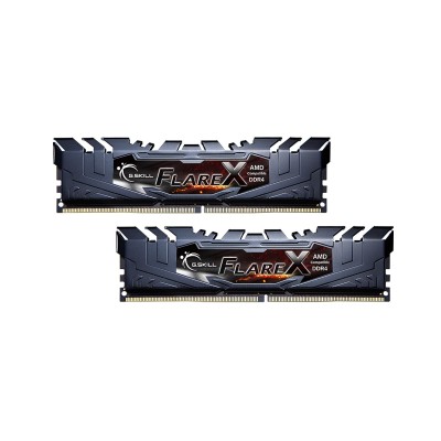 Оперативная память G.Skill FlareX, F4-3200C16D-32GFX, DDR4, 32 GB (For AMD Ryzen & Ryzen Threadripper) DIMM kit <3200MHz> (), (2x16GB), 16-18-18-38