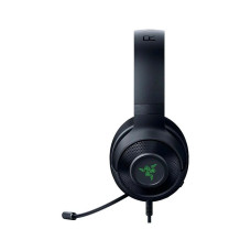 Гарнитура, Razer, Kraken V3 X USB, RZ04-03750300-R3M1, Игровая гарнитура, Микрофон поворотный гибкий, Динамики 40 мм, Диапазон частот: 12 Гц - 28 кГц , Чувствительность при 1 кГц: 109±3 дБЧёрный
