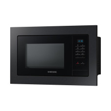 Встраиваемая микроволновая печь ,Samsung ,MS20A7013AB/BW, Соло БИО-Керамическое покрытие, Объем 20 л, Мощность 850Вт, Черный