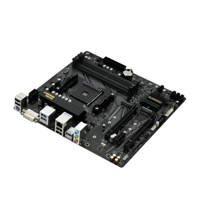 Материнская плата Gigabyte B550M DS3H MB Socket AM4, MATX, AMD B550 (DVI+HDMI) 4DDR4, 2PCIx16,PCIx1