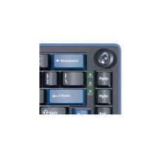 Клавиатура, Ducky, OK-M-75, Baby Switch DKOKM2583-KYRUPDCOCH1, Игровая, Механическая, 75%, Ducky Linear Inductive Switch, USB, 2,4 ГГц, Bluetooth, Подсветка RGB, Размер: 452x150x41 мм., Анг/Рус, Чёрный