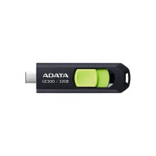 USB-накопитель, ADATA, ACHO-UC300-32G-RBK/GN, 32GB, USB 3.2