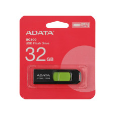 USB-накопитель, ADATA, ACHO-UC300-32G-RBK/GN, 32GB, USB 3.2