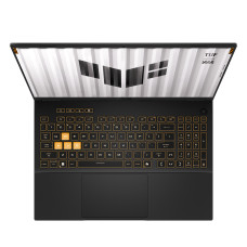Ноутбук, ASUS TUF Gaming F16 FX608JHR-RV144, 90NR0NA1-M007N0, 16", FHD 1920x1200, IPS, 165Hz, Core i5-14450HX, 16GB DDR5, 512GB SSD Gen4, NVIDIA GeForce RTX5050, 8GB GDDR7, DOS, Серый