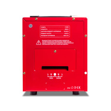 Стабилизатор (AVR), SVC, R-3000, 3000ВА/3000Вт, Диапазон работы AVR: 140-260В, Выходное напряжение: 220В +/-7%, Задержка включения, Клеммная колодка, LCD-дисплей, Защита: от перегрузки, короткого замыкания, повышенной температуры, Чёрно-красный