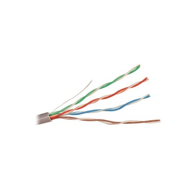 Кабель сетевой ExeGate UTP4-C6-CCA-S23-IN-PVC-GY-305, бухта Cable UTP, (~305м)