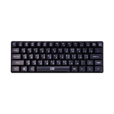 Клавиатура, XG, Pixel Master, Игровая, USB, Кол-во стандартных клавиш 63, RGB, Длина кабеля 1,5 метра, Анг/Рус, Чёрный