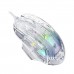 Мышь Aula Wind S80. Прозрачный Mouse S80, Optical 7200 dpi, USB, Transparent