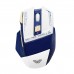Мышь Aula Wind SC550, Бело-синий Mouse Wireless, Optical 4800 dpi, USB, 8 button, Blue&White